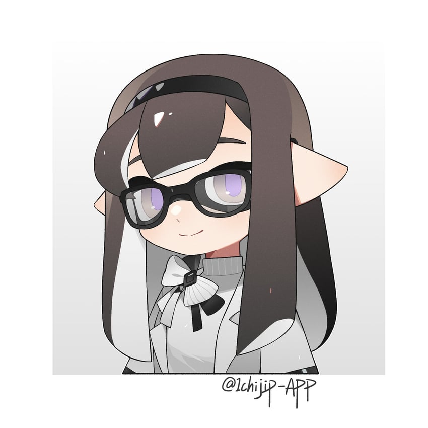 inkling player character, inkling girl, and priestess (arknights and 1 more) drawn by ichijip_app