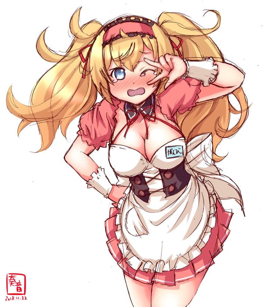 asahina mikuru and gambier bay (kantai collection and 1 more) drawn by kanon_(kurogane_knights)