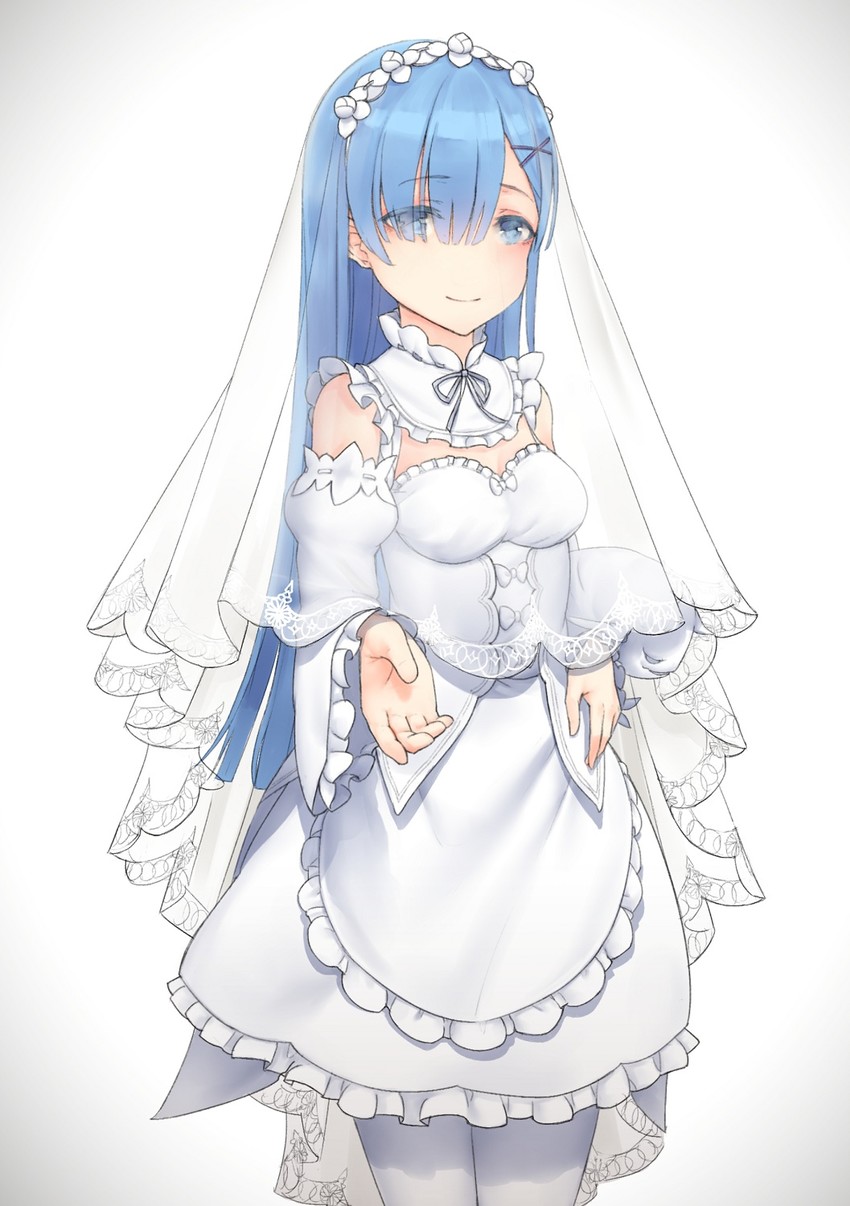 rem and hakugei (re:zero kara hajimeru isekai seikatsu) drawn by yomena