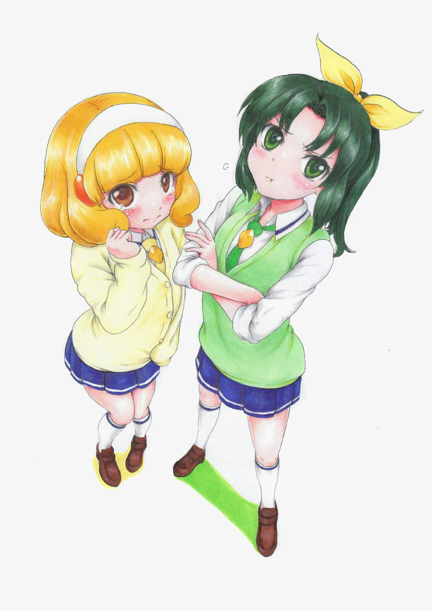 midorikawa nao and kise yayoi (precure and 1 more) drawn by kirikirimai_(kkm)