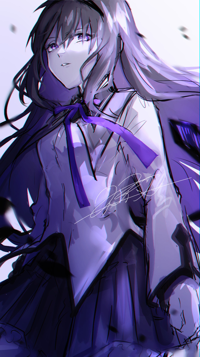 akemi homura (mahou shoujo madoka magica) drawn by rokuya_(68_zusao)