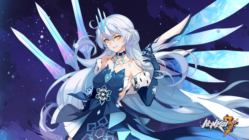 kiana kaslana (honkai and 1 more) drawn by cici