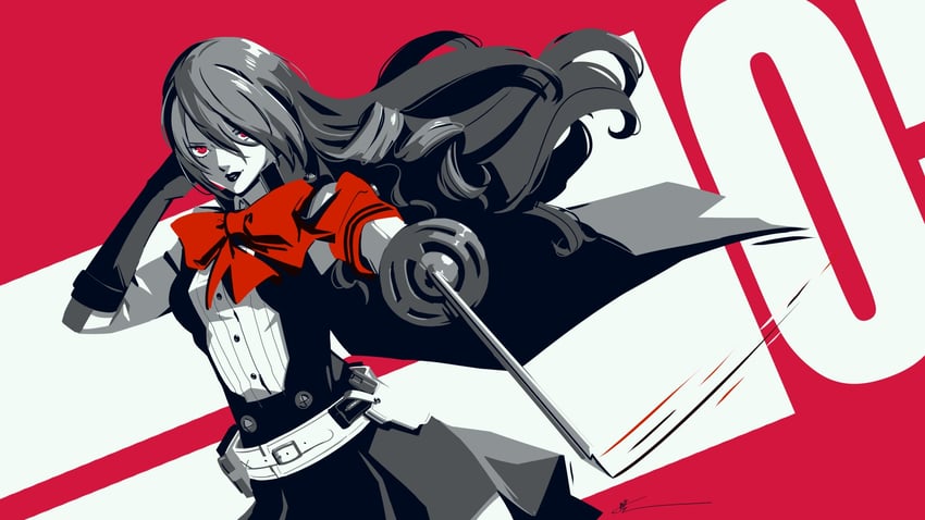 kirijou mitsuru (persona and 2 more) drawn by eightyfourart