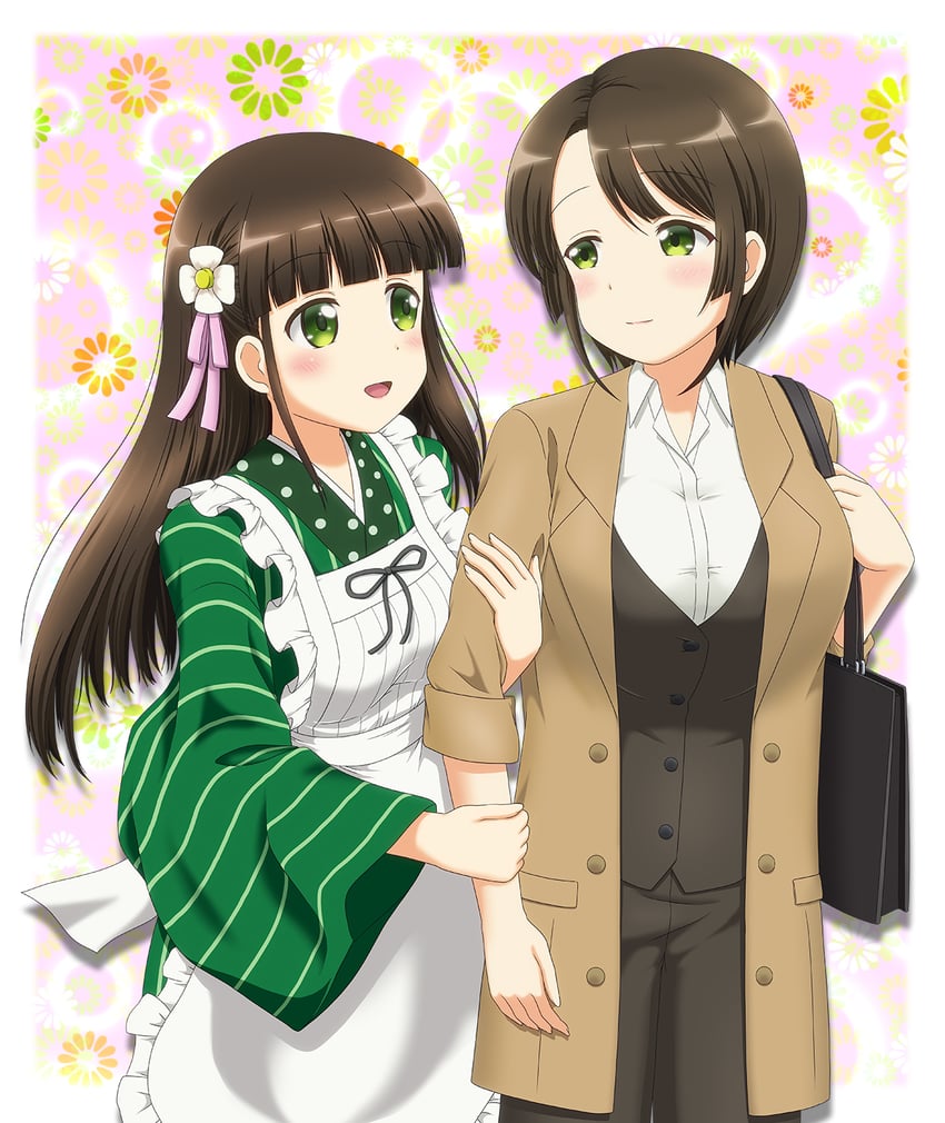 ujimatsu chiya and ujimatsu chidori (gochuumon wa usagi desu ka?) drawn by kingindoh_yumeji