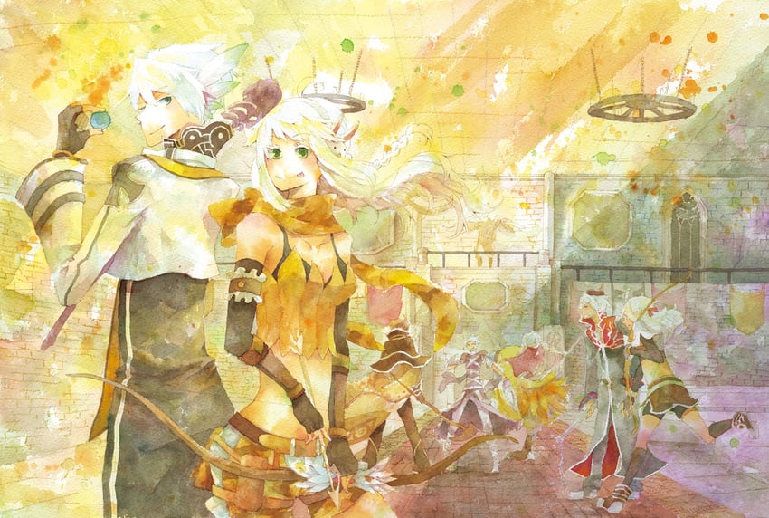 arch bishop, priest, lord knight, mage, hunter, and 3 more (ragnarok online) drawn by sansaro
