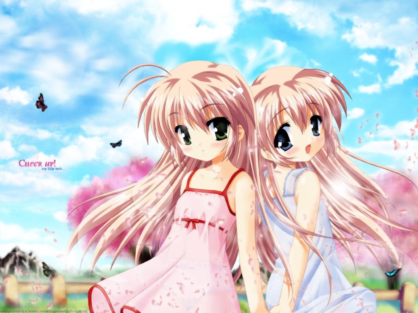 mizuki shiori and mizuki saori (hajimete no orusuban) drawn by muririn