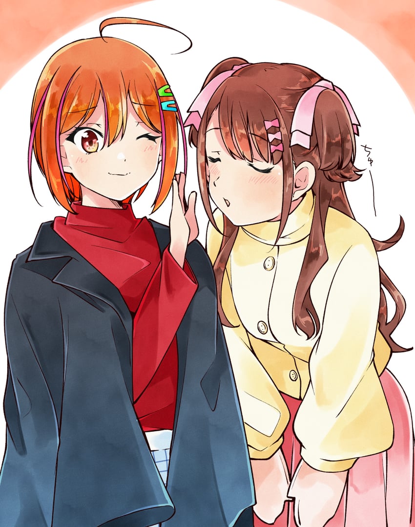 sera honoka and himuro mizuki (22/7) drawn by trefle_r