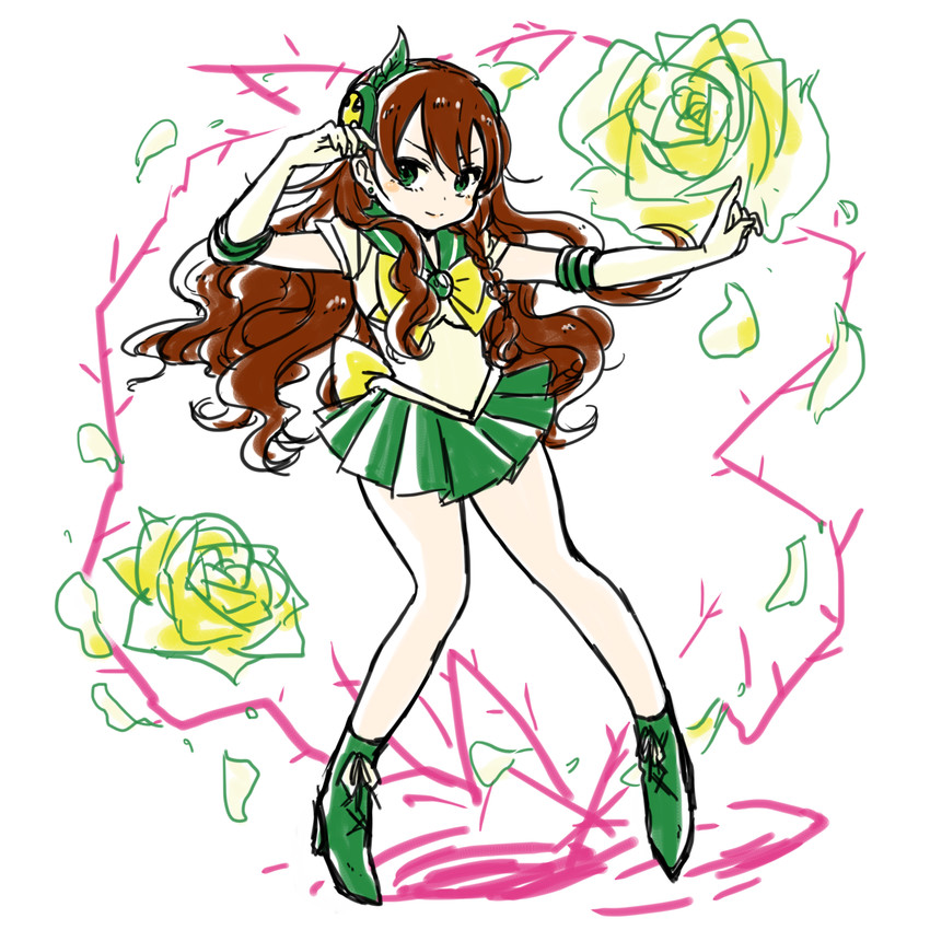 sailor jupiter, valkyrie, and wood valkyrie (bishoujo senshi sailor moon and 1 more) drawn by pikomarie