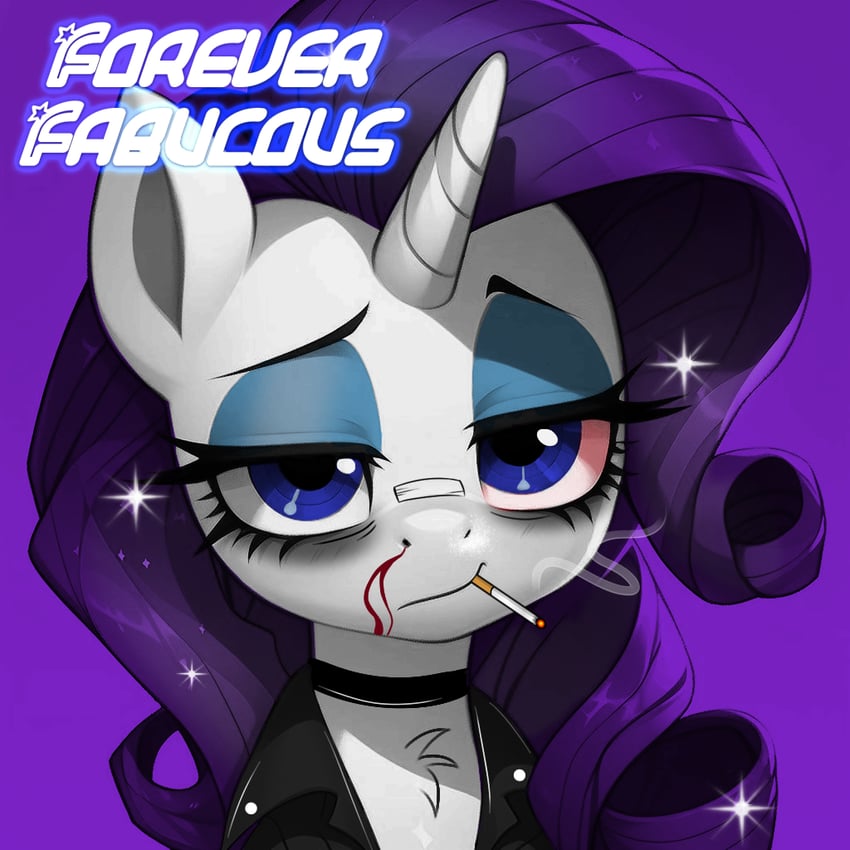 rarity (my little pony and 1 more) drawn by lennonblack