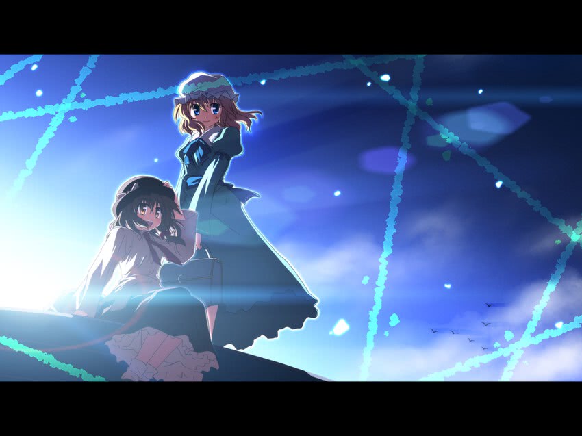 usami renko and maribel hearn (touhou) drawn by yuuki_tatsuya