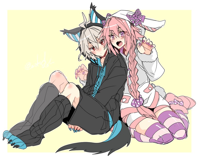 astolfo and sieg (fate and 1 more) drawn by haoro