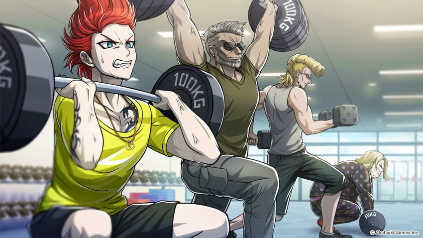 saigo roku, taiga, todoroki eiji, and tatsunuma tatsuto (tribe nine)