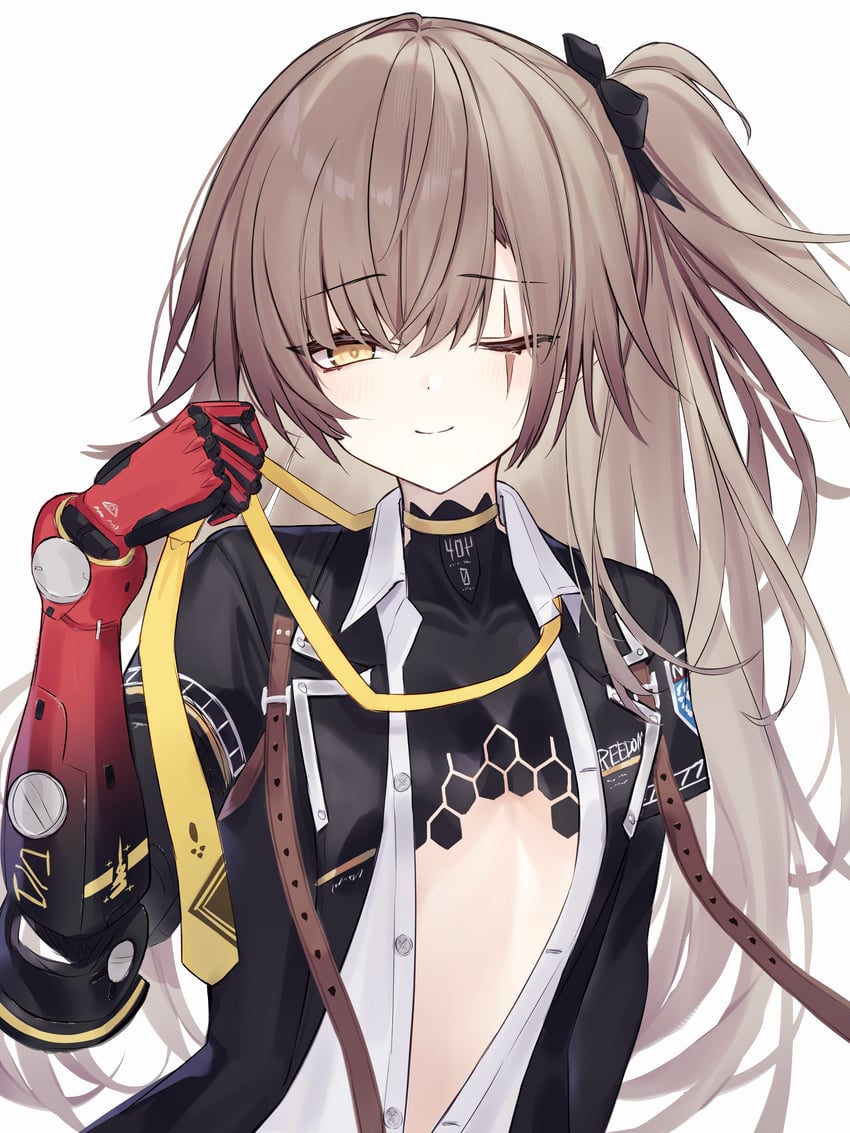 ump45 and leva (girls' frontline and 1 more) drawn by diieru
