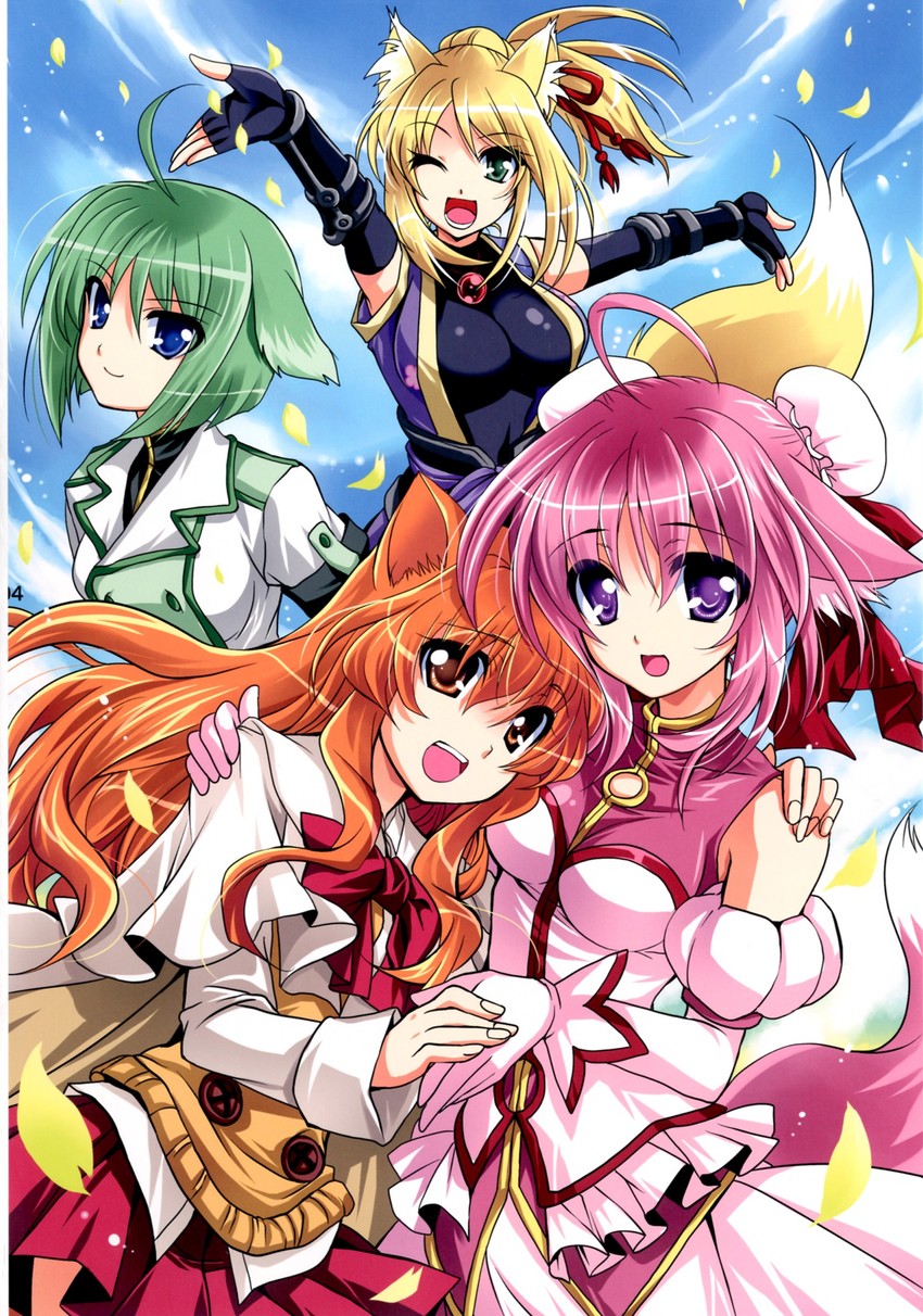 yukikaze panettone, millhiore f. biscotti, ricotta elmar, and eclair martinozzi (dog days) drawn by kanna_(plum)