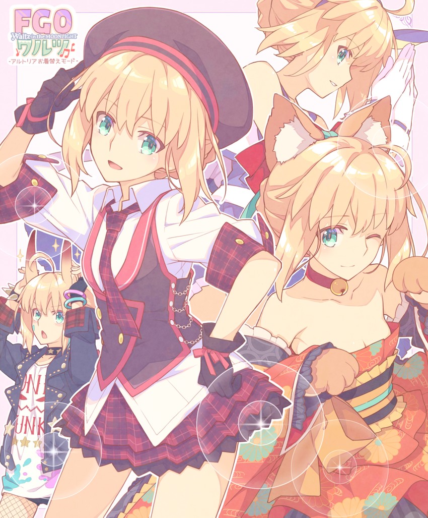 artoria pendragon, saber, and mash kyrielight (fate and 2 more) drawn by saipaco
