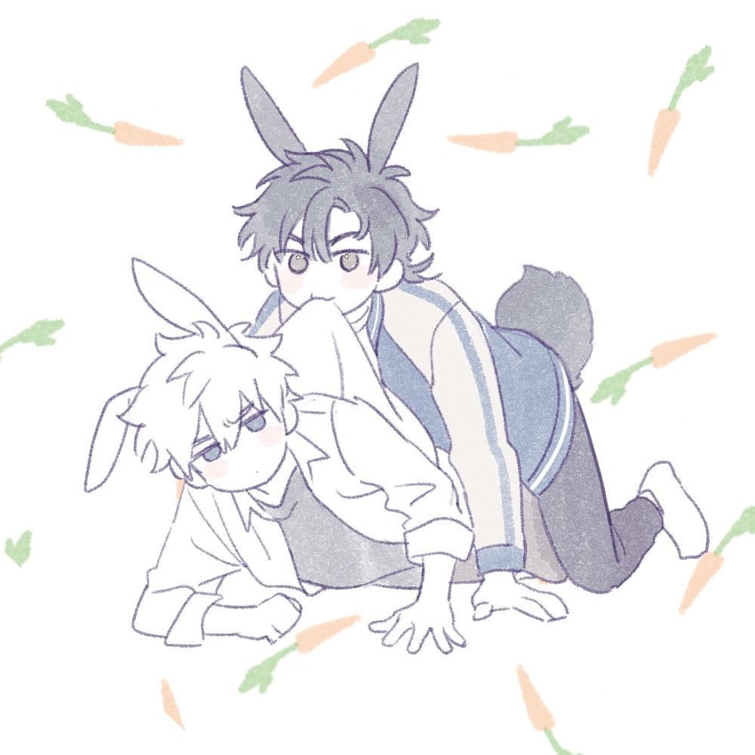 cheng xiaoshi and lu guang (shiguang dailiren) drawn by kyokutsuki