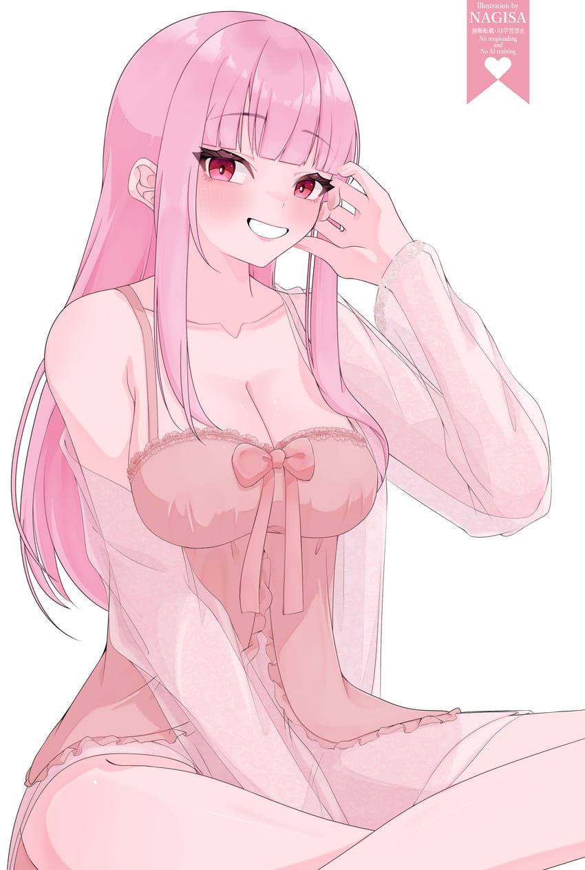 mori calliope (hololive and 1 more) drawn by nagi_clip