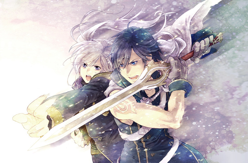 female robin and chrom (fire emblem and 1 more) drawn by niwa_toriko