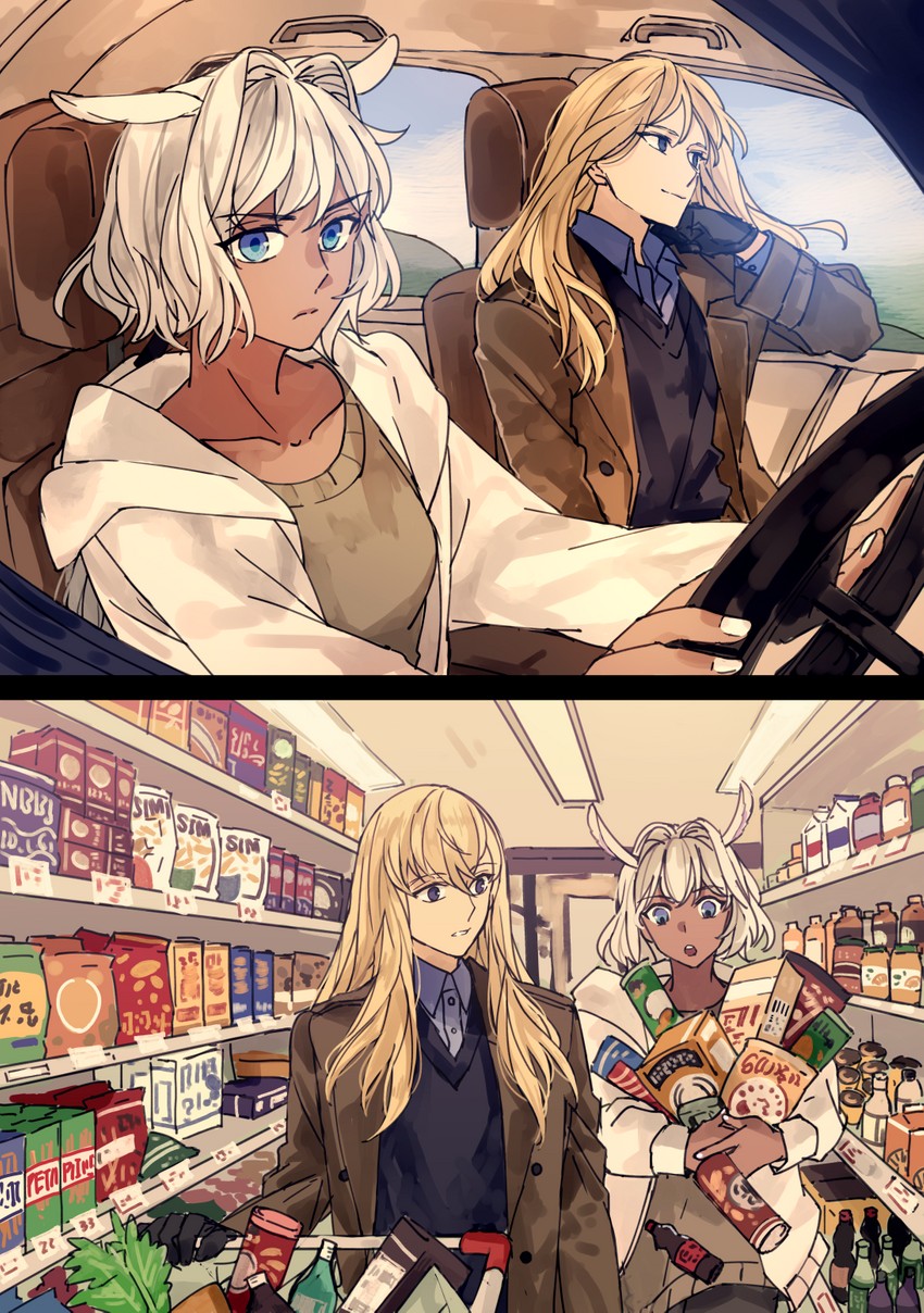 caenis and kirschtaria wodime (fate and 1 more) drawn by tsengyun