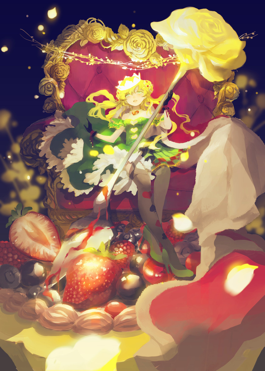 mary and queen of hearts (alice's adventures in wonderland and 1 more) drawn by sweetrain
