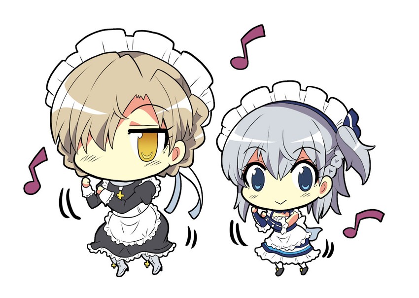 sheffield and little bel (azur lane) drawn by colonel_aki