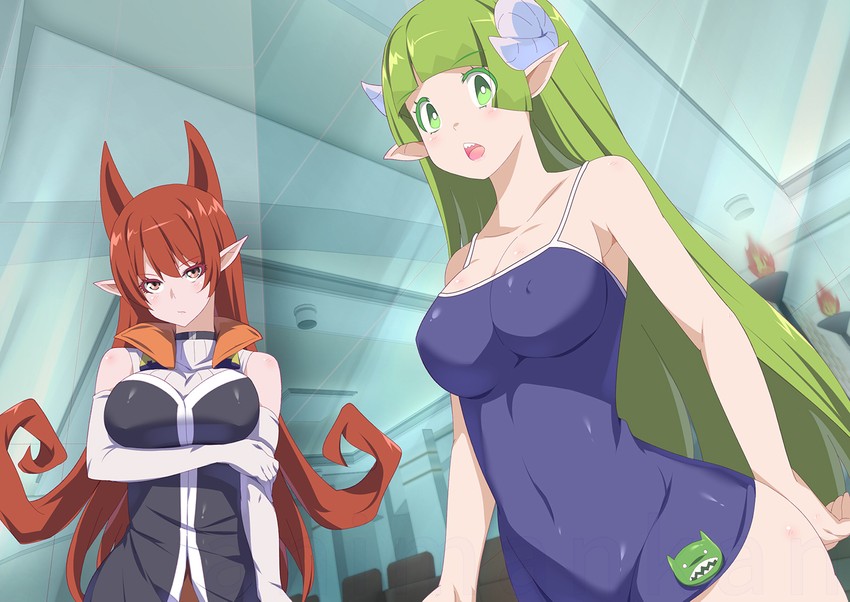 valac clara and azazel ameri (mairimashita! iruma-kun) drawn by animankan