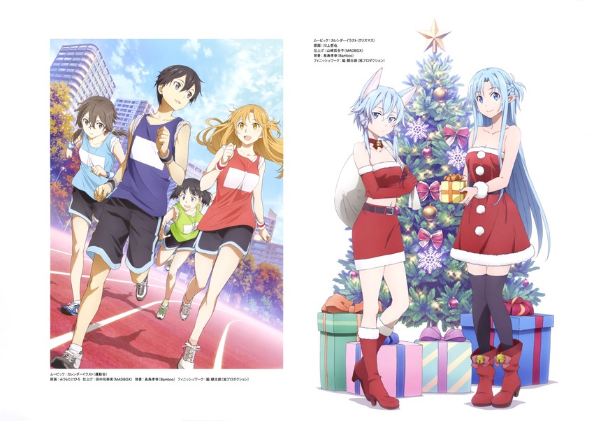 asuna, kirito, sinon, kirigaya suguha, and asada shino (sword art online and 1 more)