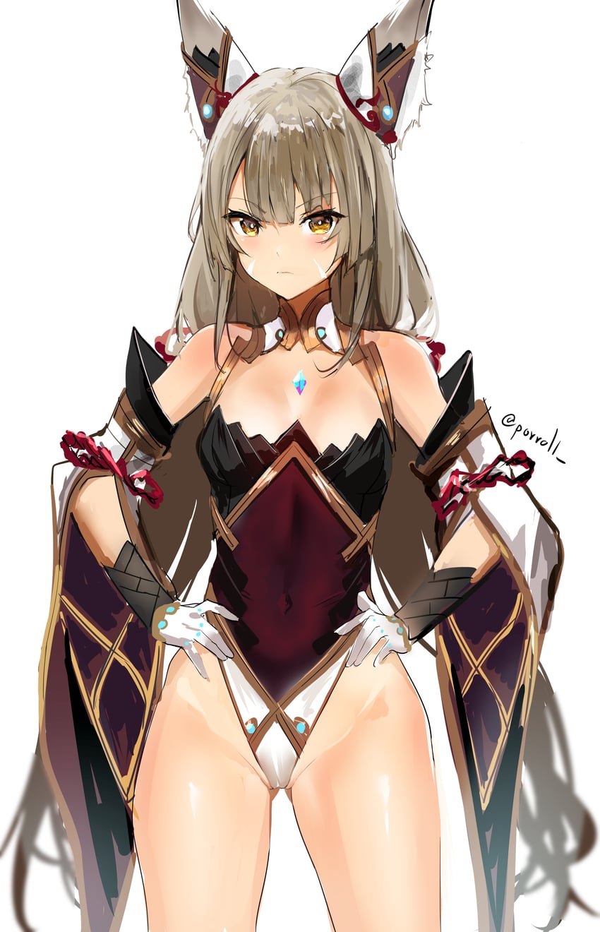 nia (xenoblade chronicles and 1 more) drawn by porroll