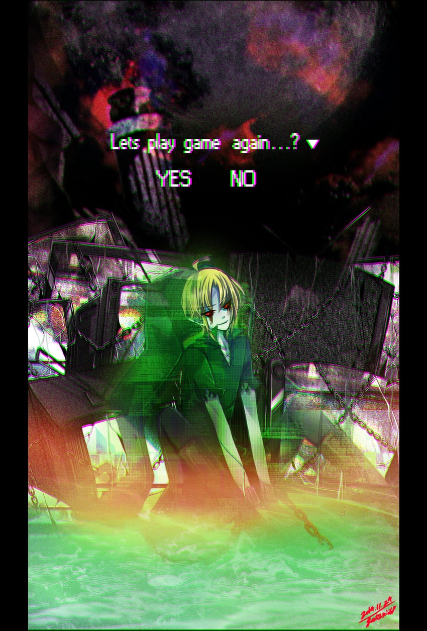 link and ben drowned (the legend of zelda and 1 more) drawn by nano_(gatanii69)