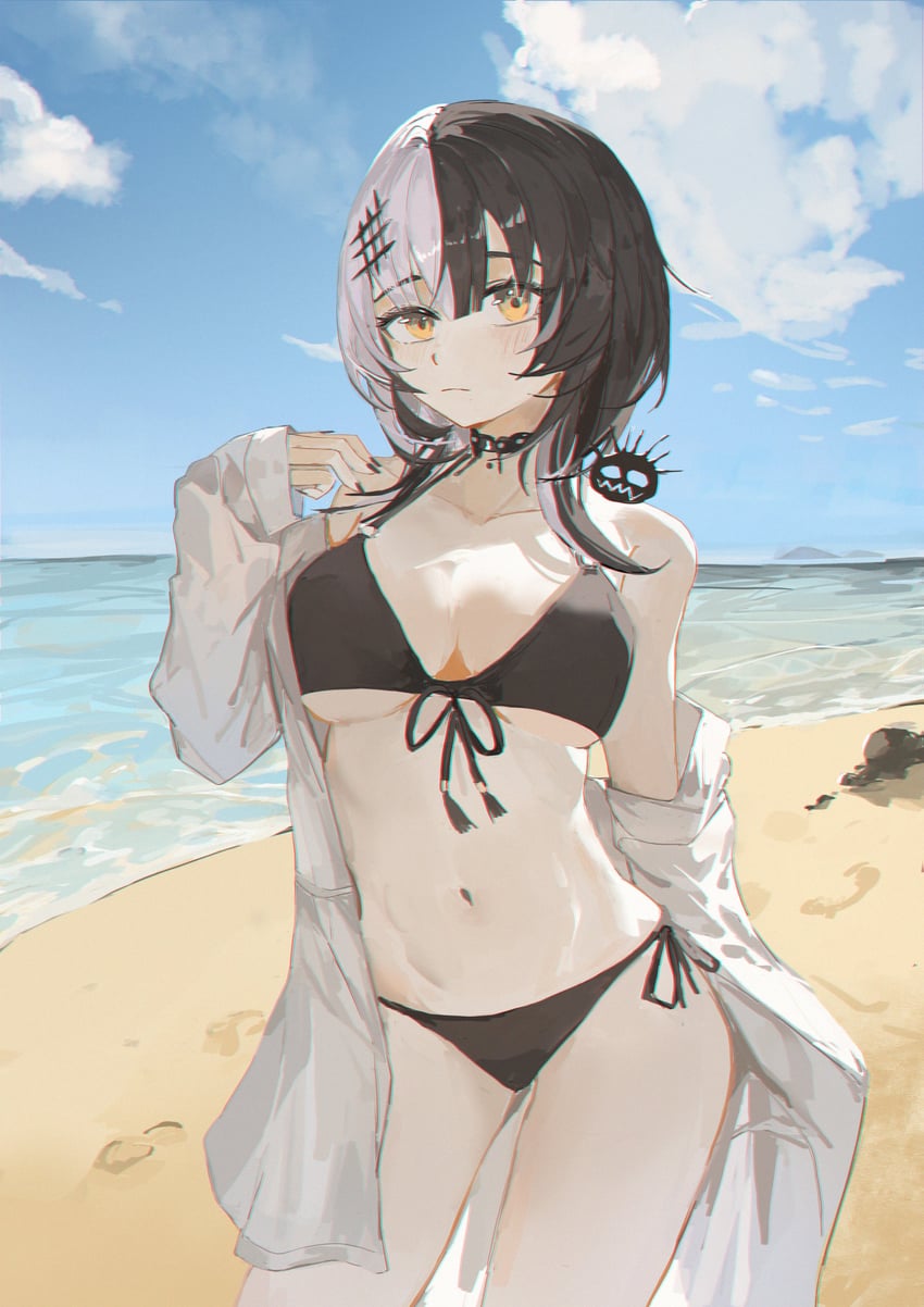 shiori novella and yorick (hololive and 1 more) drawn by dimas_(dimas79756948)