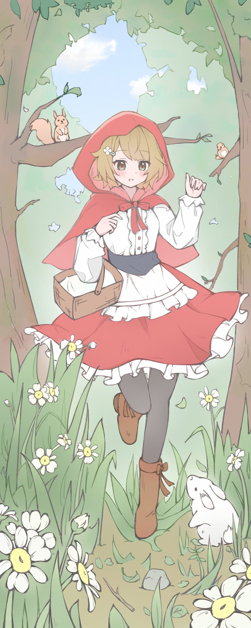 little red riding hood (little red riding hood) drawn by newminds