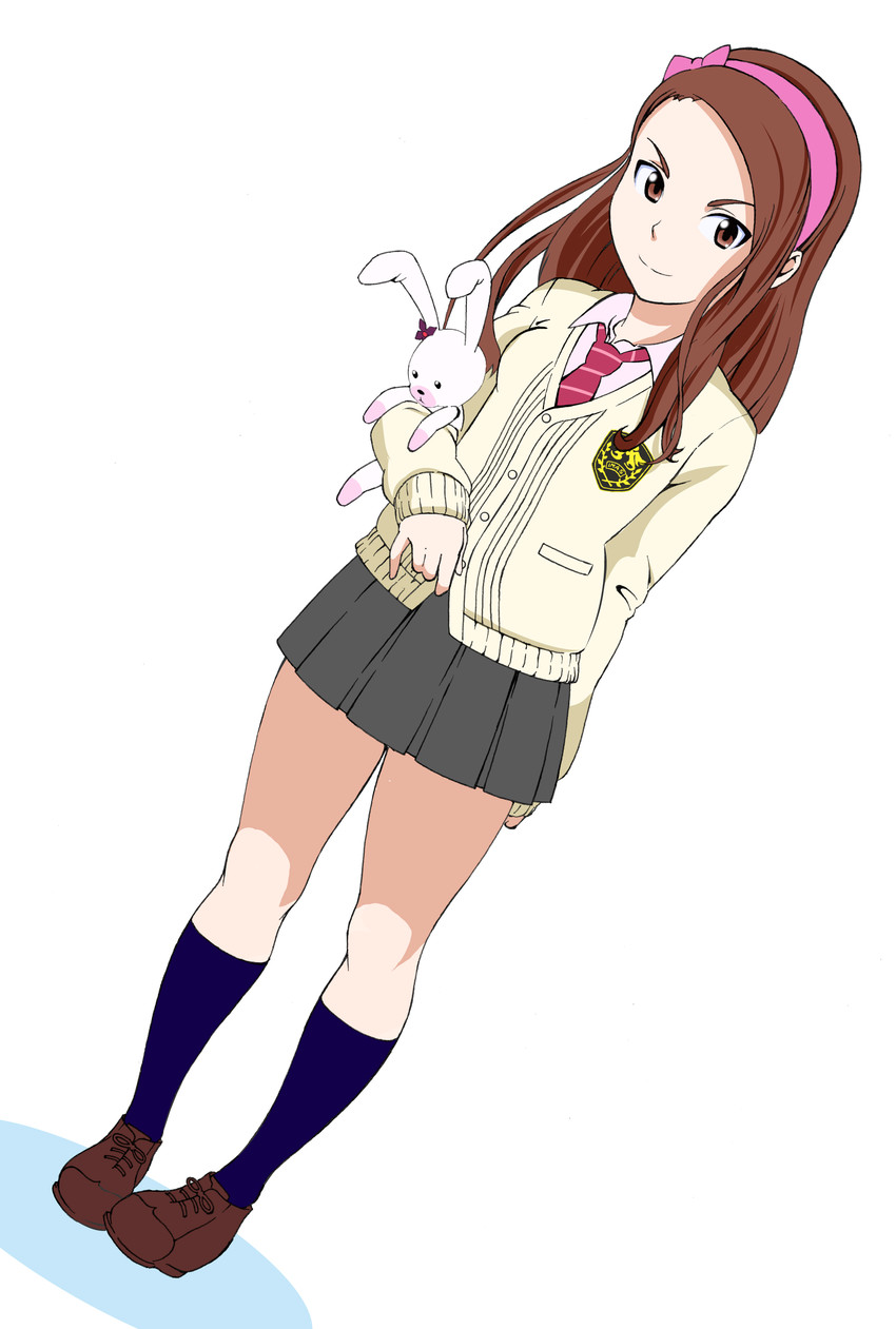 minase iori and usa-chan (idolmaster) drawn by hanpahanpa