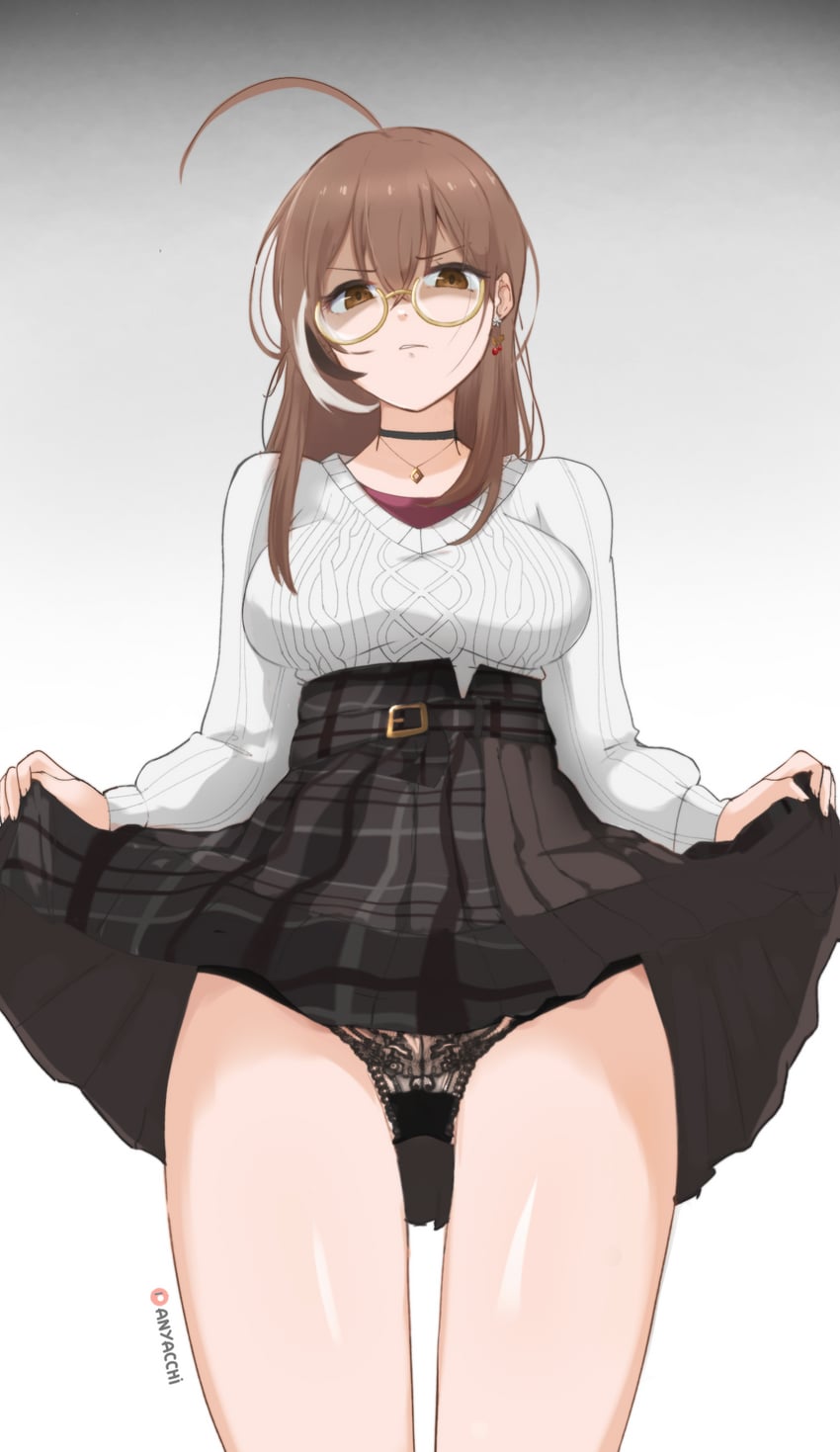 nanashi mumei (hololive and 2 more) drawn by anyacchi