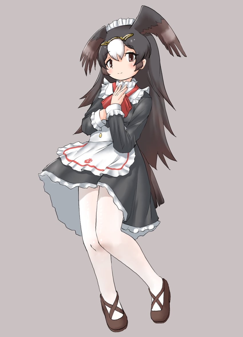 striated caracara (kemono friends and 1 more) drawn by uf34a