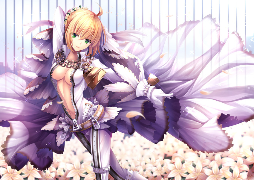 nero claudius (fate and 2 more) drawn by toshi_(1-147)