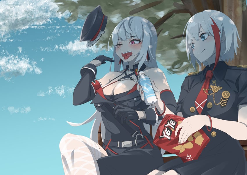 admiral graf spee and yorck (azur lane) drawn by himeno_tatsuta