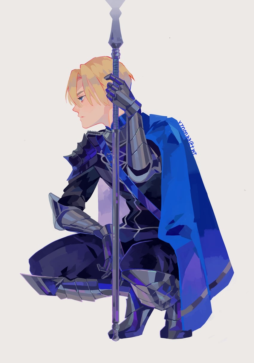 dimitri alexandre blaiddyd (fire emblem and 1 more) drawn by vonnabeee