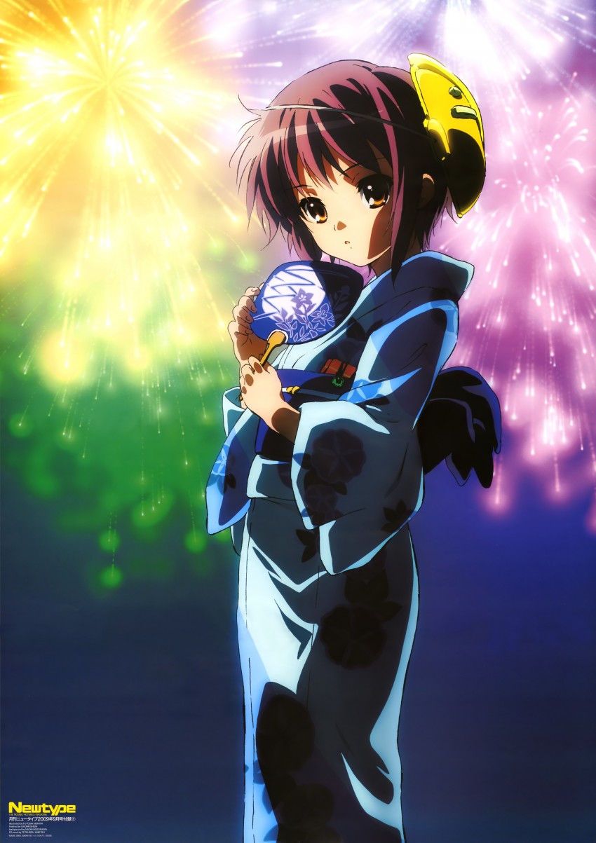 nagato yuki (suzumiya haruhi no yuuutsu and 1 more) drawn by nishiya_futoshi