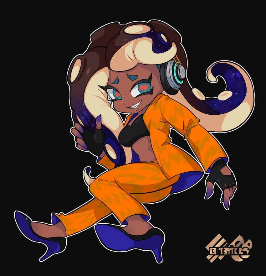 marina (splatoon and 2 more) drawn by p_u_da_yo