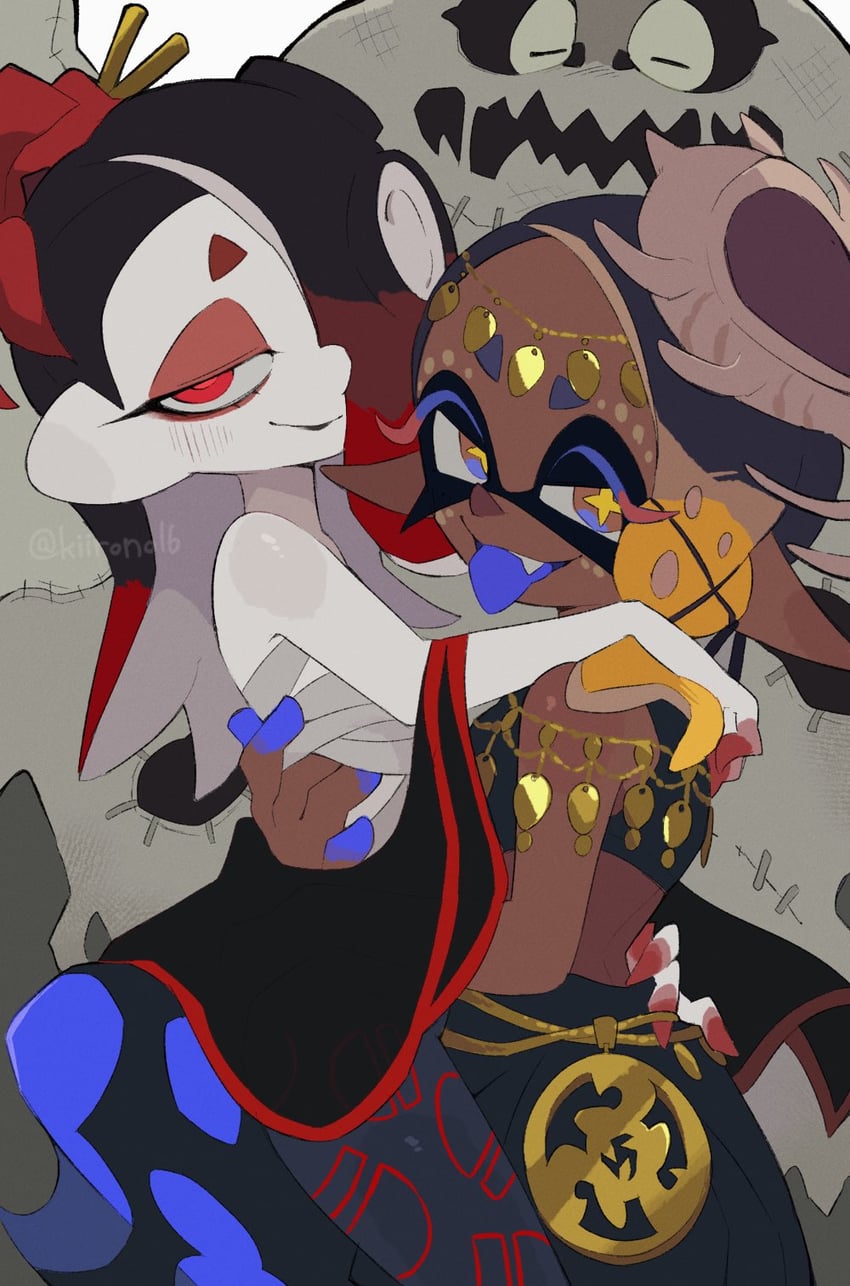 shiver, frye, and big man (splatoon and 1 more) drawn by kiirono