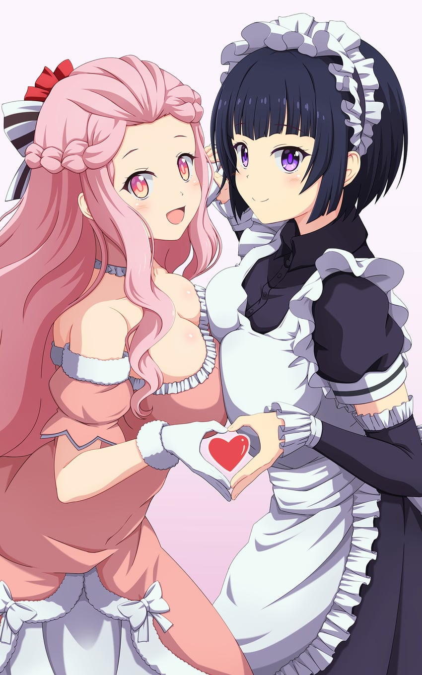 eris and alieze de saloum (tensei shitara dai nana oji datta no de: kimama ni majutsu o kiwamemasu) drawn by ishida_seito