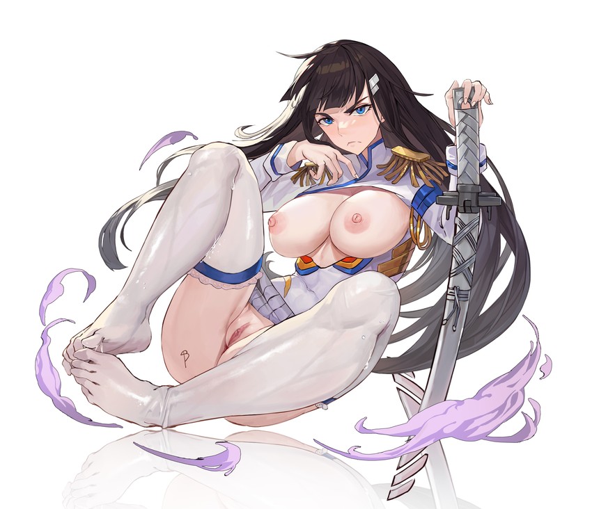 kiryuuin satsuki and junketsu (kill la kill) drawn by lan_xiezi