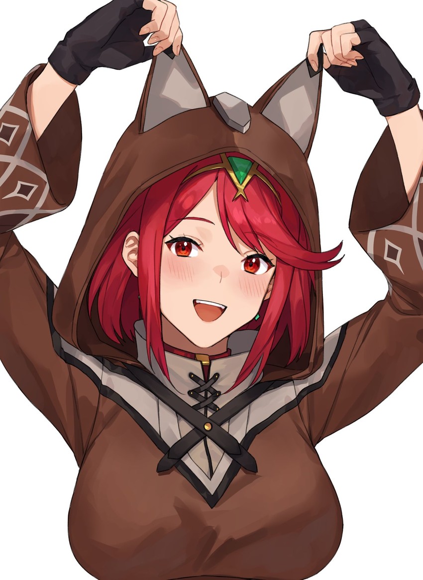pyra (xenoblade chronicles and 1 more) drawn by kamu_(kamuuei)
