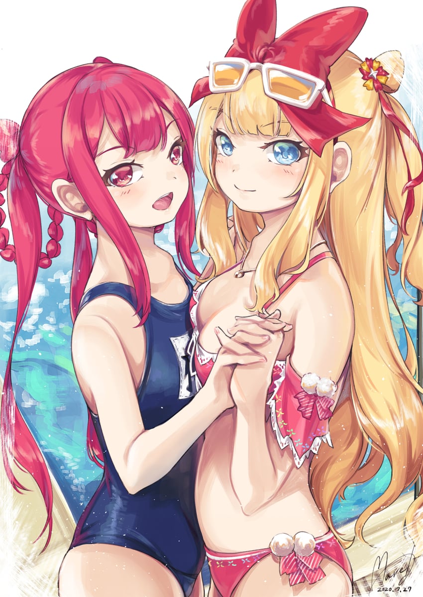 umegiri ameto and himmel (bemani and 1 more) drawn by maremay0513