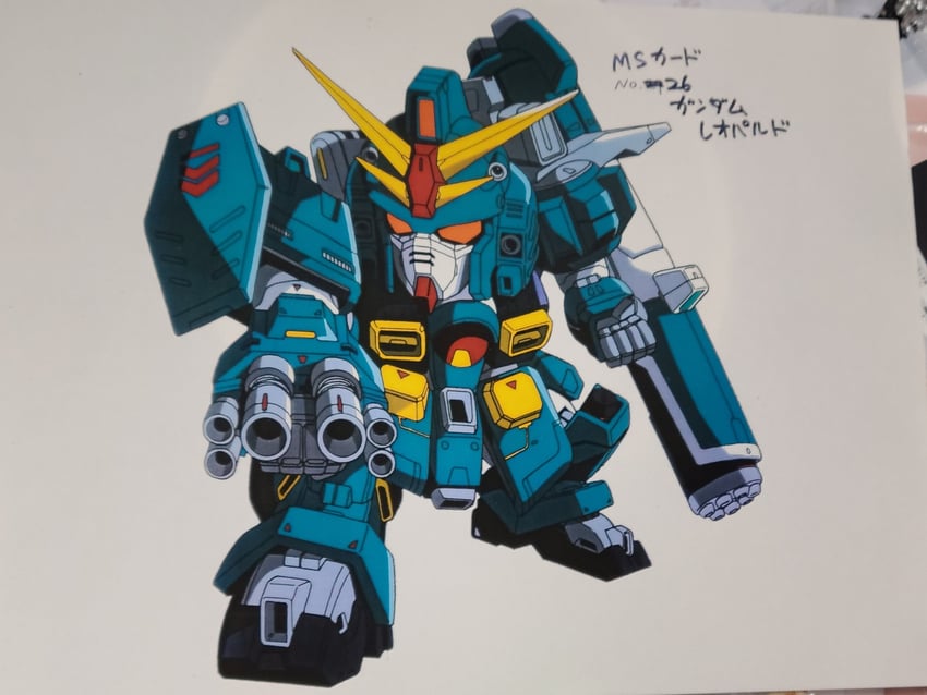 gundam leopard (gundam and 3 more) drawn by taiga_hiroyuki