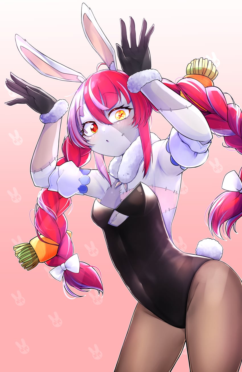 usada pekora, don-chan, and kureiji ollie (hololive and 1 more) drawn by kghazir