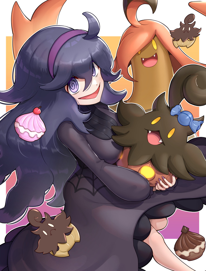 hex maniac, pumpkaboo, and gourgeist (pokemon and 1 more) drawn by gonzarez