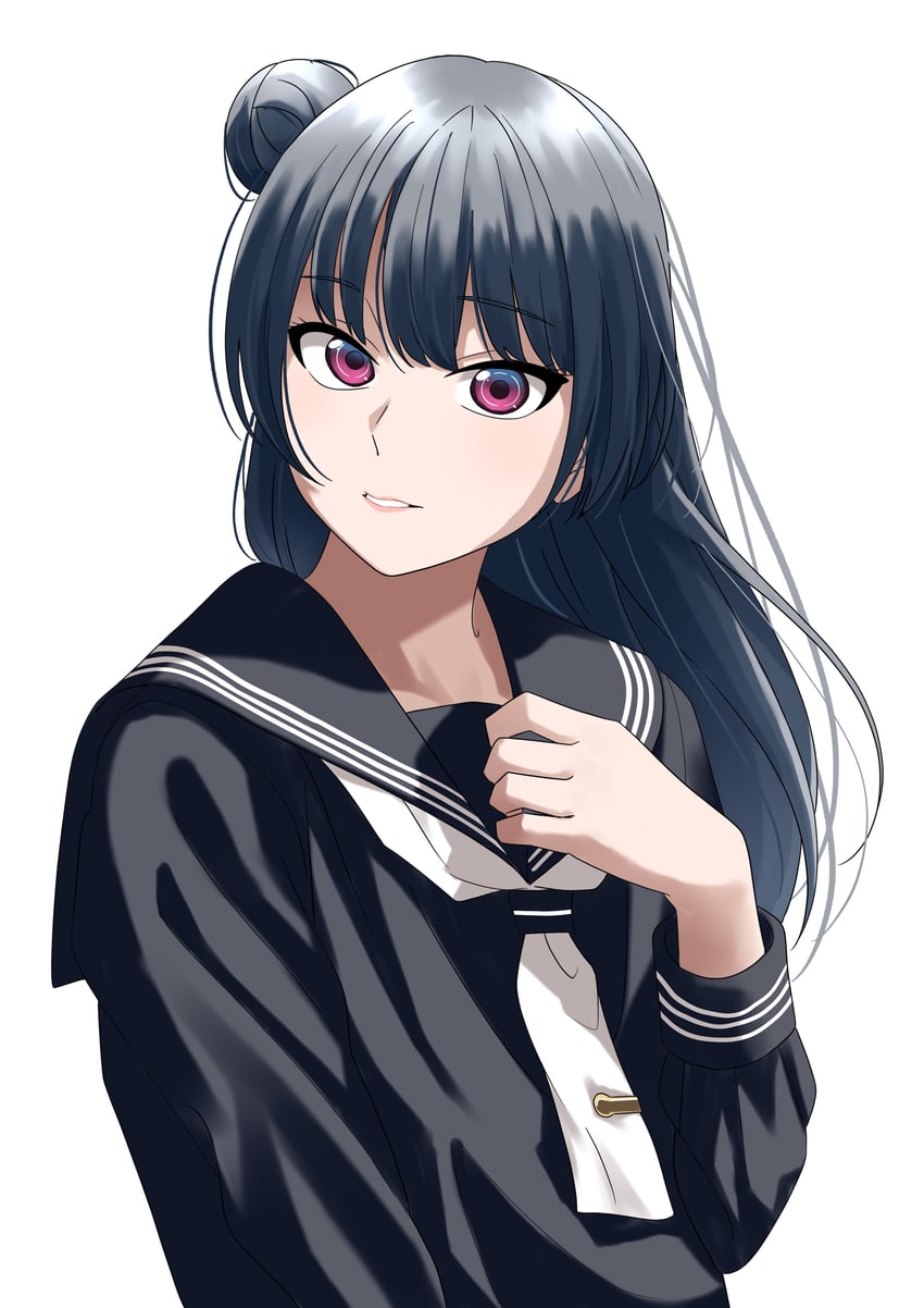 tsushima yoshiko (love live! and 1 more) drawn by s_sho_mkrn
