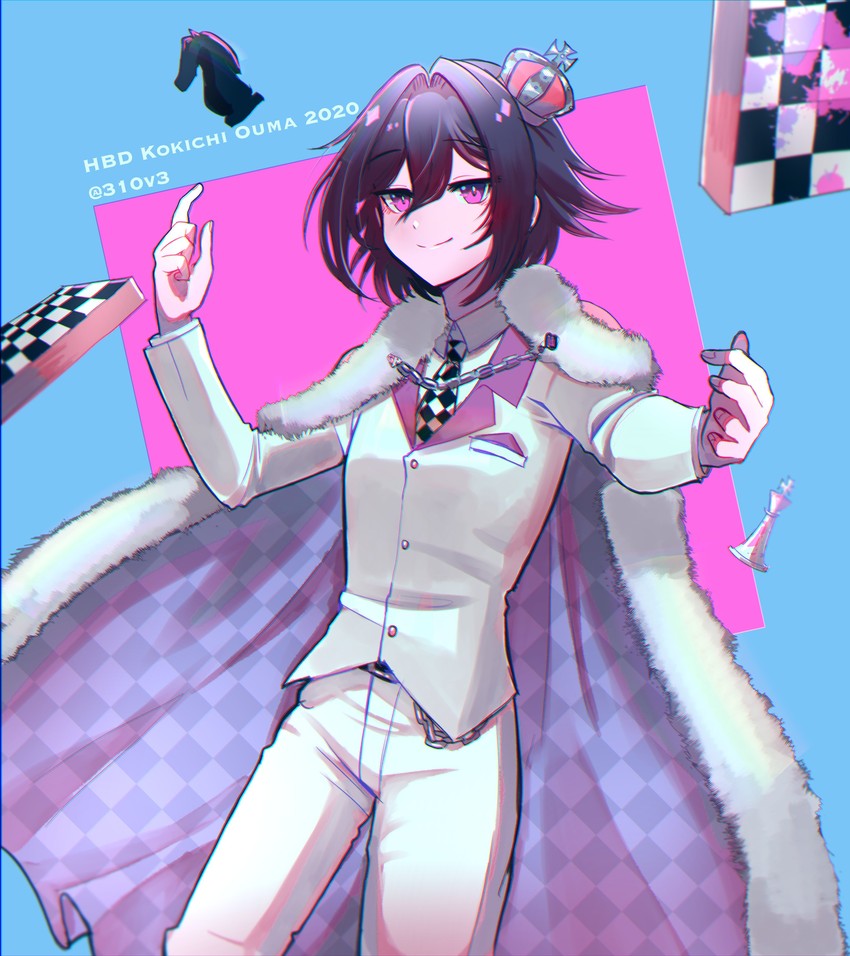 oma kokichi (danganronpa and 1 more) drawn by cele_(310v3)