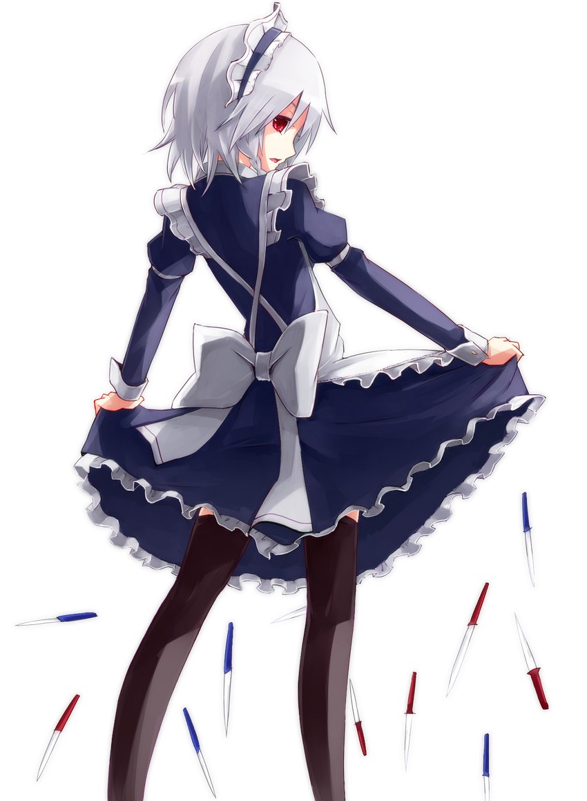 izayoi sakuya (touhou and 2 more) drawn by shiroshi_(denpa_eshidan)
